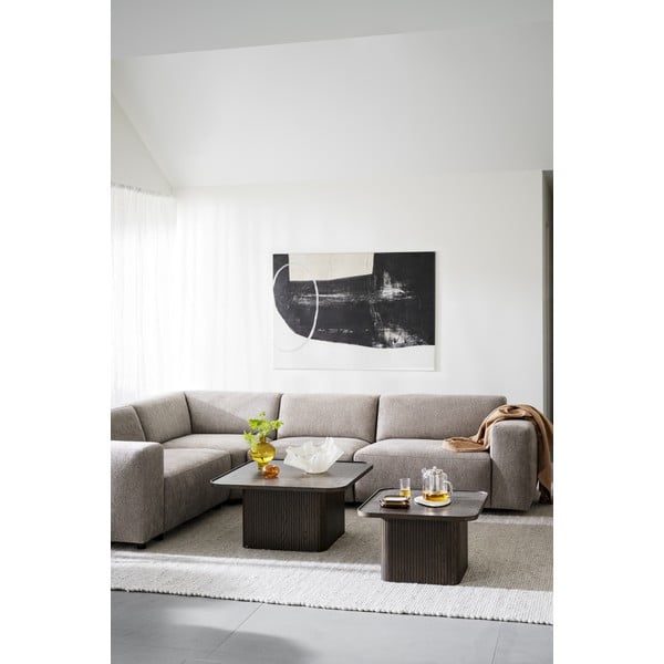 Tavolino marrone scuro in rovere ø 60 cm Sullivan - Rowico-image-3