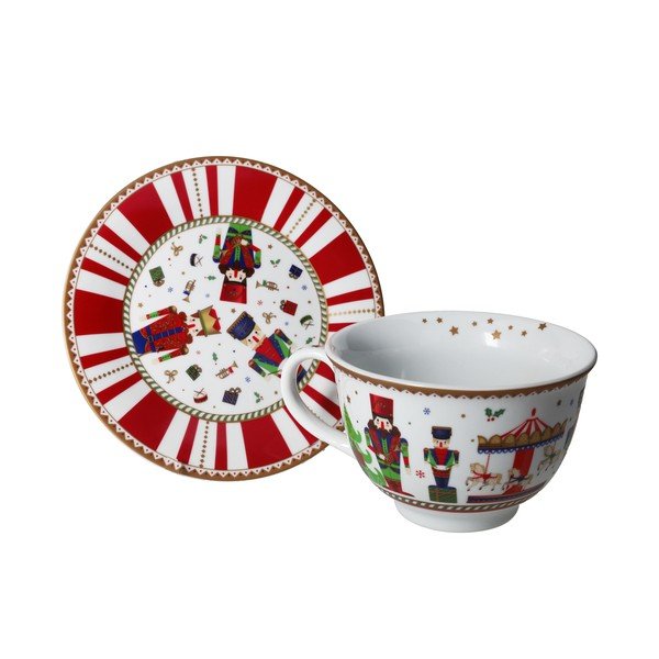 Tazza bianca di Natale Tazza - Brandani-image-1