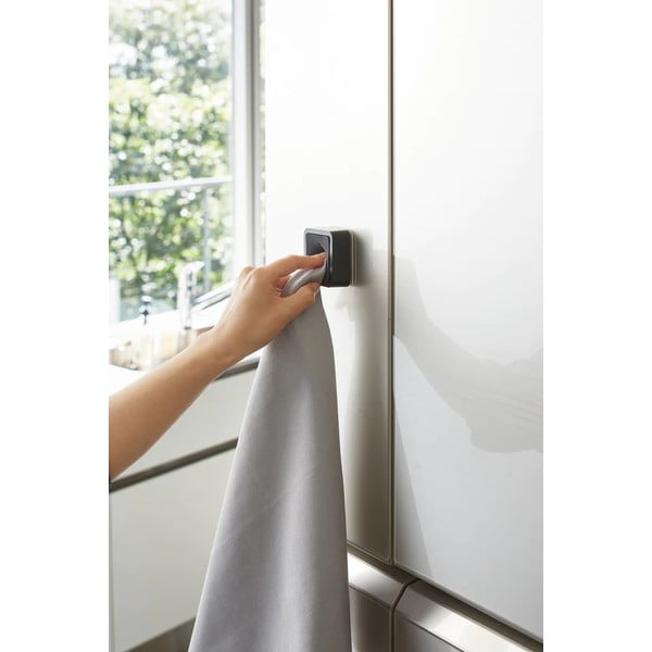 Supporto in plastica nero autoportante per strofinacci Film Hook - YAMAZAKI-image-4