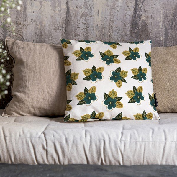 Cuscino decorativo con motivo natalizio 45x45 cm Jolly Flowers - Butter Kings