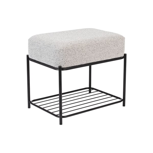 Poggiapiedi grigio chiaro Milou – White Label-image-2