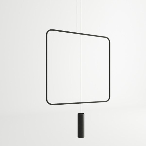 Lampadario nero in metallo RANA – Thoro-image-2