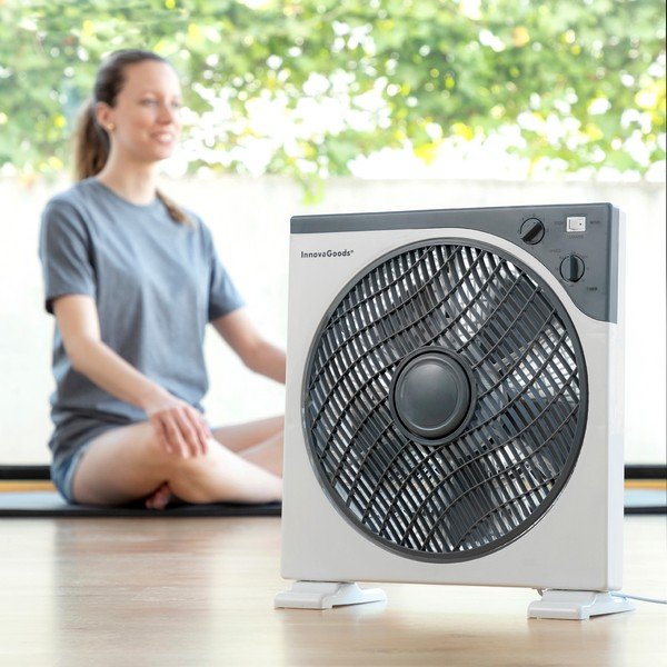 Ventilatore da pavimento bianco, ø 30 cm - InnovaGoods-image-2