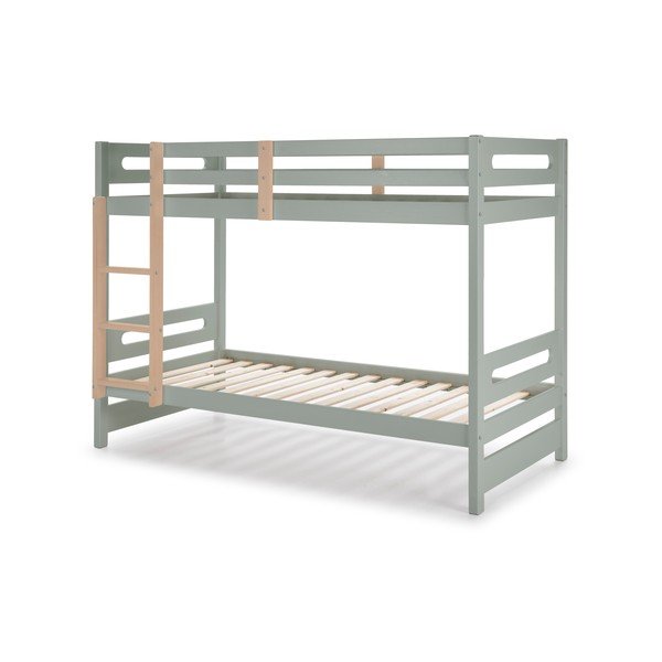 Letto per bambini verde chiaro 90x190 cm Sami - Marckeric-image-4
