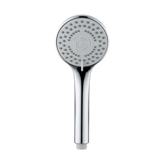 Soffione doccia con tubo flessibile in argento lucido Basic Line - Wenko