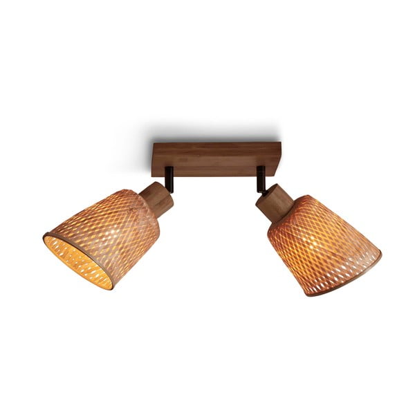 Lampada da soffitto con paralume in bambù di colore naturale ø 15 cm Java - Good&Mojo