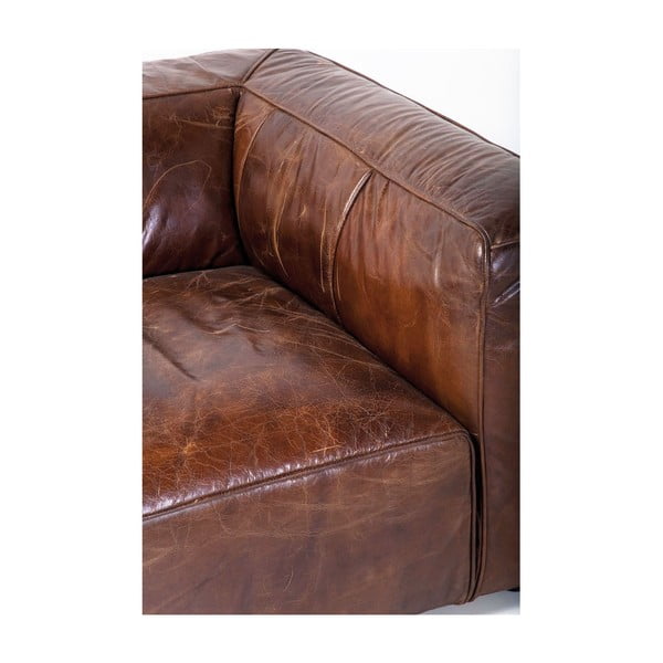 Divano a tre posti in pelle Cubetto - Kare Design-image-3