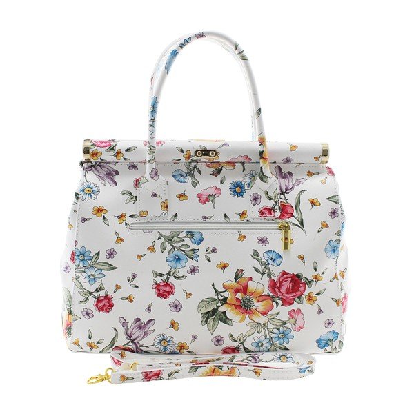 Borsa in pelle floreale Daisy - Chicca Borse-image-2
