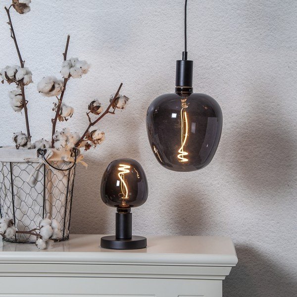 Lampadina decorativa a LED caldo E27, 2 W Black Apple - Star Trading-image-3