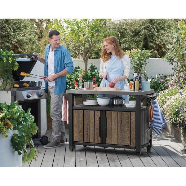 Sedia da bar da esterno 134x52 cm Deco – Keter-image-1