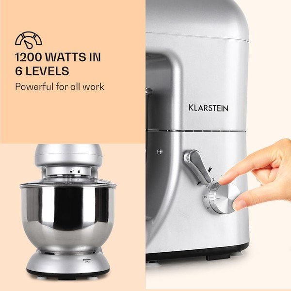 Robot da cucina in argento Bella - Klarstein-image-1