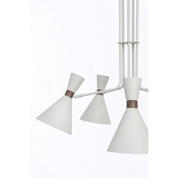 Lampadario bianca con paralume in metallo ø 86,5 cm Hoodies - Light & Living-image-4