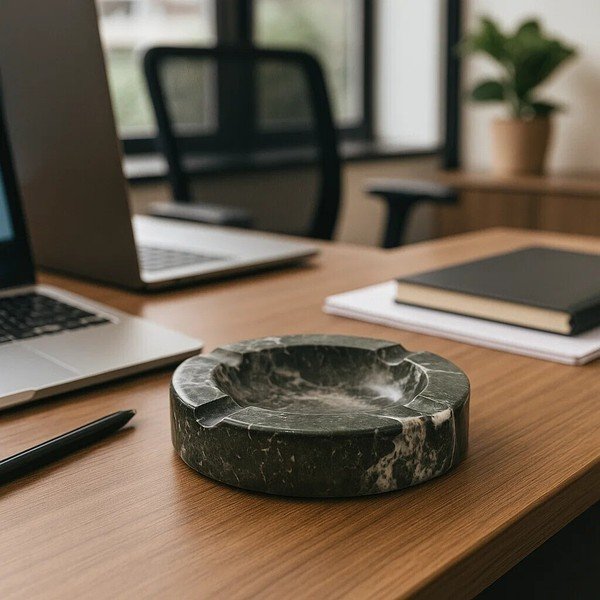 Posacenere in marmo Zoro – Premier Housewares-image-1