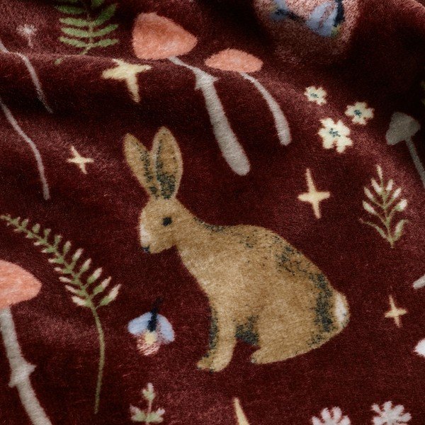 Coperta marrone scuro 130x170 cm Enchanted Twilight Animals – Catherine Lansfield-image-3