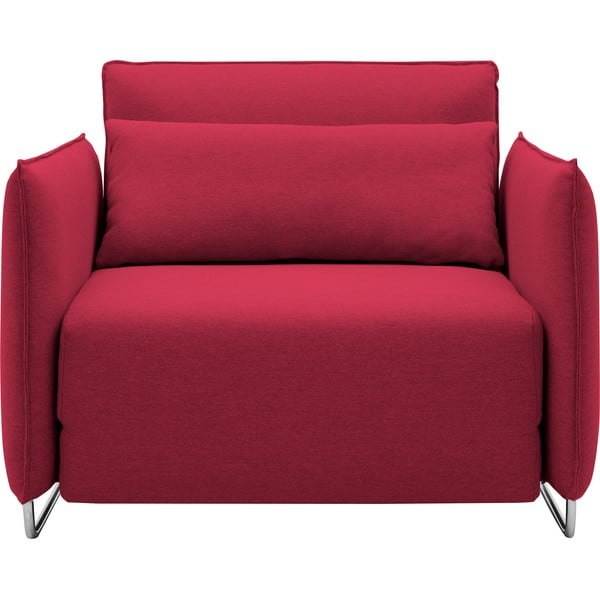 Divano rosso con poltrona Cord - Softline