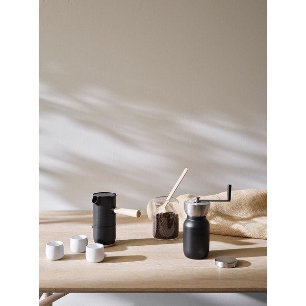 Caffettiera nero in acciaio inox 250 ml Collar – Stelton-image-3