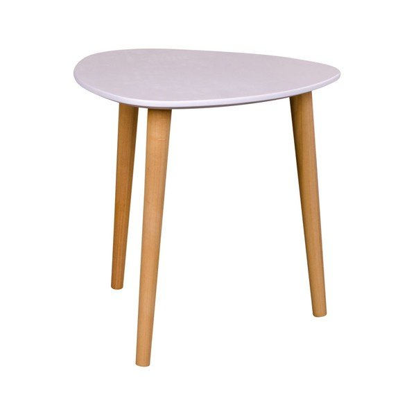 Bílý odkládací stolek House Nordic Genova, výška 39,5 cm