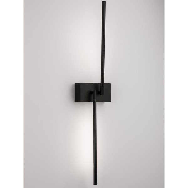 Lampada da parete LED nera in metallo con struttura flessibile Raccio – Nova Luce-image-3