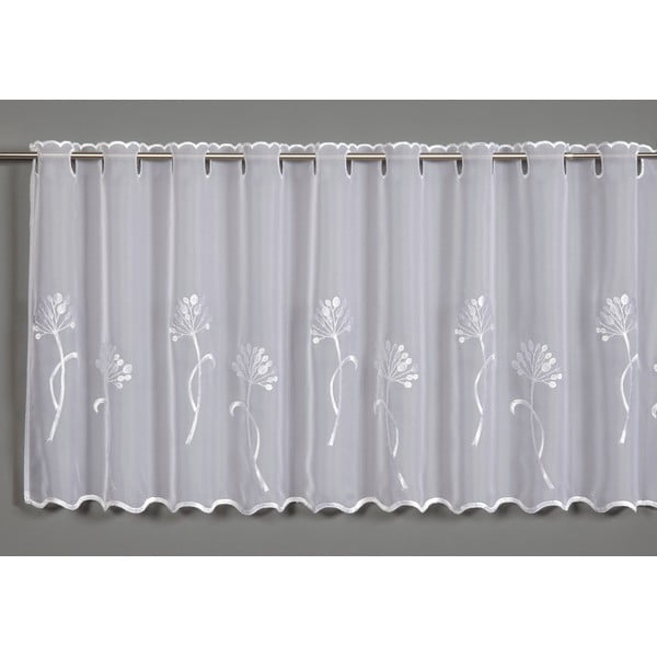 Tenda sottile bianca in voile 140x48 cm Dandelion – Sehlbach