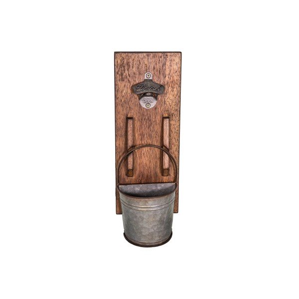 Apribottiglie da parete in legno di pino Deco - Antic Line