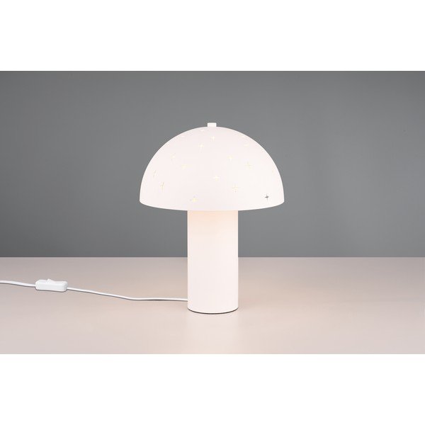 Lampada da tavolo per bambini bianca Seta – Reality-image-1
