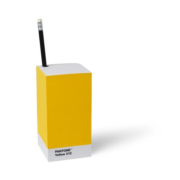 Portamatite / blocco note giallo - Pantone-image-1
