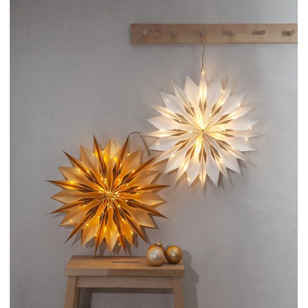 Decorazione luminosa bianca con motivo natalizio Flinga - Star Trading-image-3