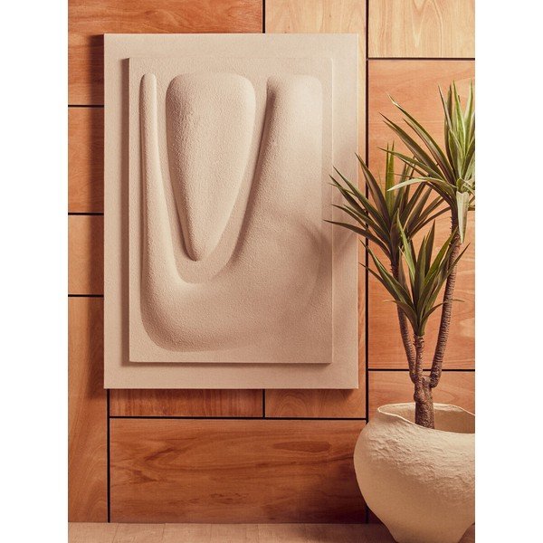 Dipinto in 3D con cornice inclusa/dipinto su tela 100x140 cm Astratto – Premier Housewares-image-1