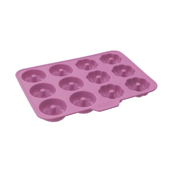 Stampo per mini ciambelle in silicone rosa Sweet Sensation - Fackelmann