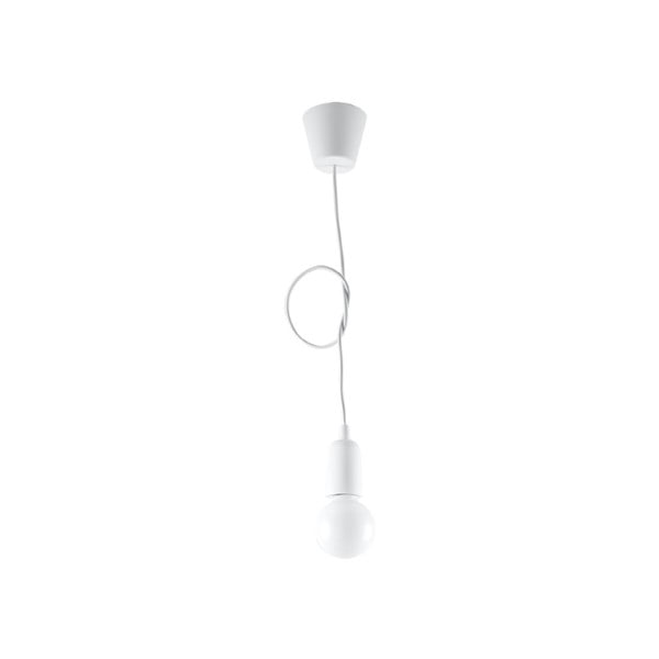 Lampada a sospensione bianca ø 5 cm Rene - Nice Lamps