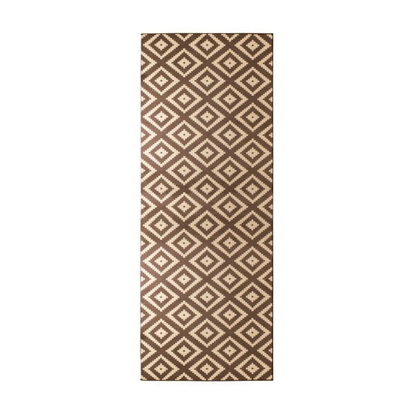 Tappeto marrone 300x80 cm Diamond - Hanse Home