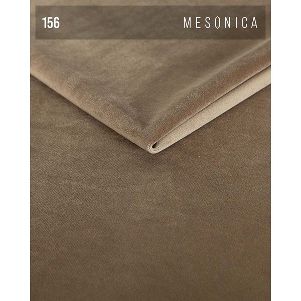 Poltrona in velluto marrone Moilo - MESONICA-image-4