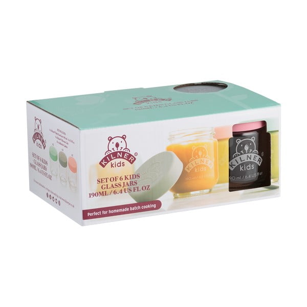 Vasetti per alimenti per bambini 6 pz 190 ml - Kilner-image-1