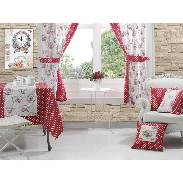 Federa rossa Mike & Co. NEW YORK Puntini rossi, 41 x 41 cm - Mike & Co. NEW YORK-image-1