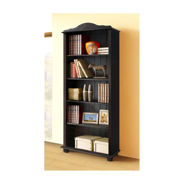 Libreria marrone in legno di pino 70x181 cm Ella - Støraa-image-2