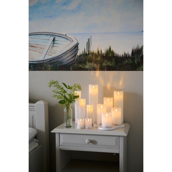 Candele LED in set da 3 (altezza 15 cm) Sara - Sirius-image-2