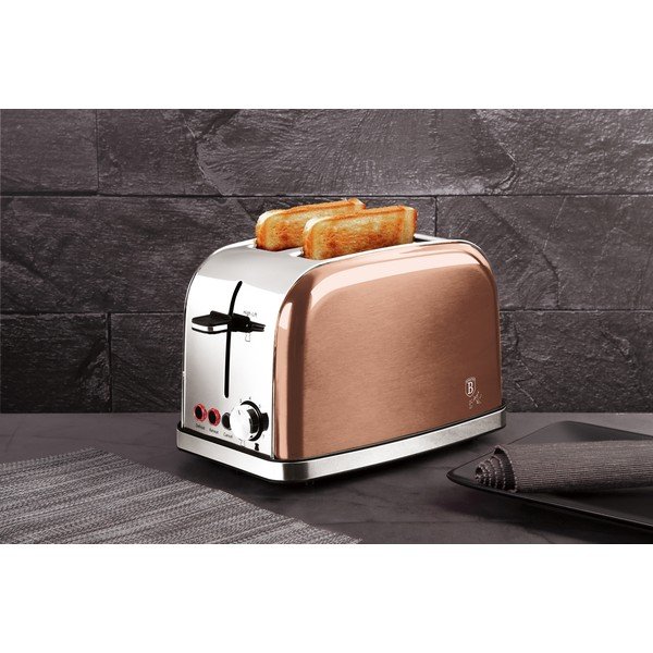 Tostapane beige Rosegold Metallic Line - BerlingerHaus-image-2