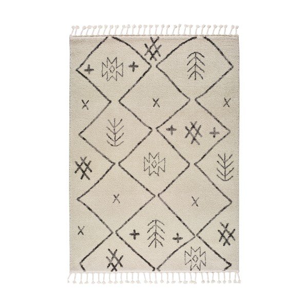 Tappeto beige Stampa Marakesh, 80 x 150 cm - Universal