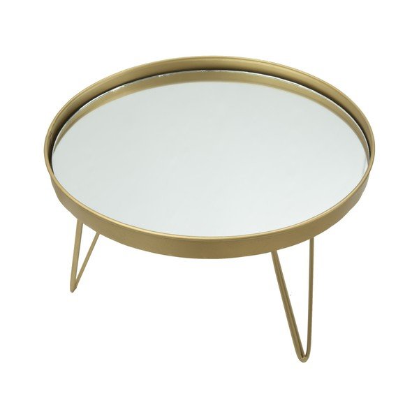 Pratico vassoio da portata in oro su gambe , ⌀ 36,5 cm - Mauro Ferretti-image-3