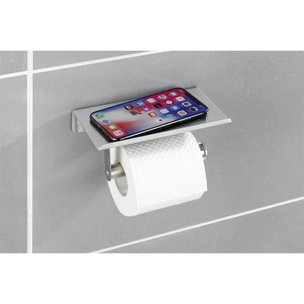 Porta carta igienica autoportante in acciaio inox - Maximex-image-3