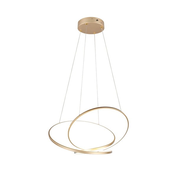 Lampadario a LED dimmerabile in oro Darvin - Trio-image-1