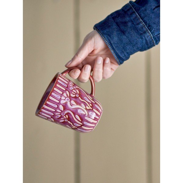 Tazza viola in gres 150 ml Samsin – Bloomingville-image-1