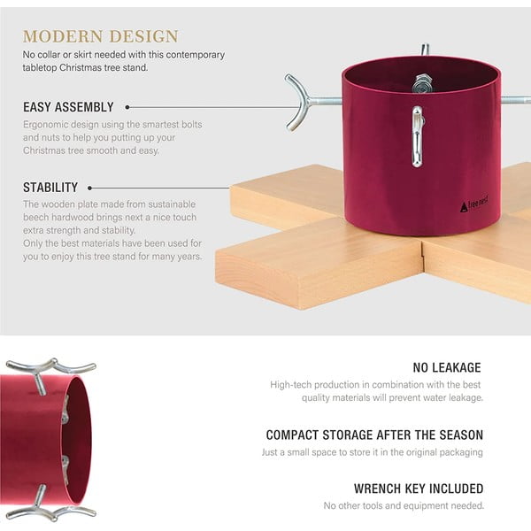 Piantana per albero di Natale in argento Hip - Tree Nest-image-3