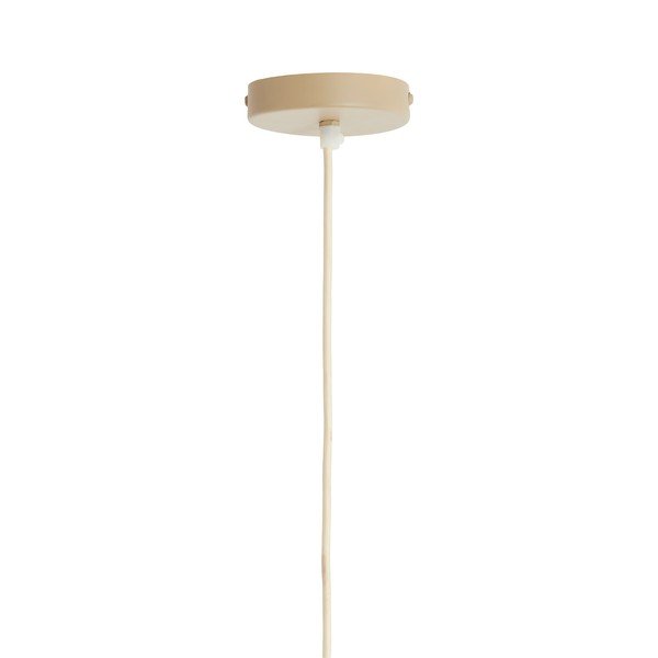 Lampadario color crema con paralume in tessuto Esmiria – Light & Living-image-3