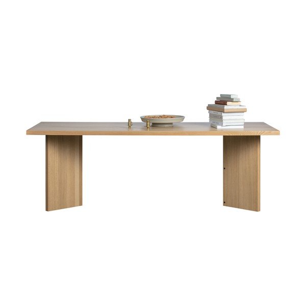 Tavolo da pranzo con impiallacciatura in rovere Angle - vtwonen-image-3