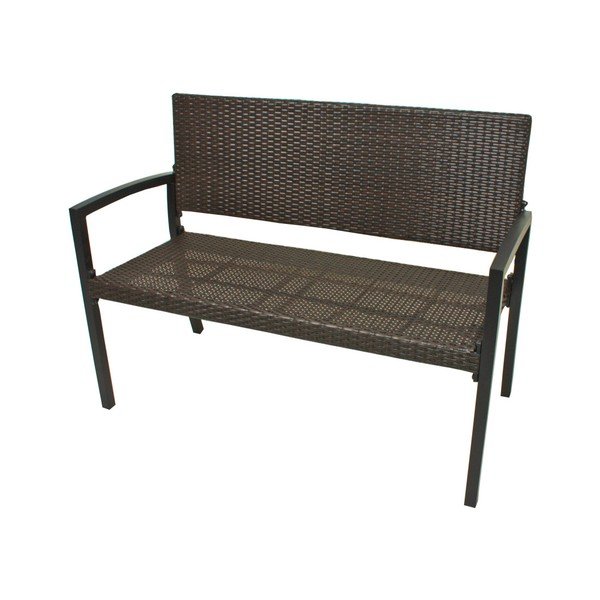 Panchina da giardino marrone scuro ADDU Sanremo - Garden Pleasure