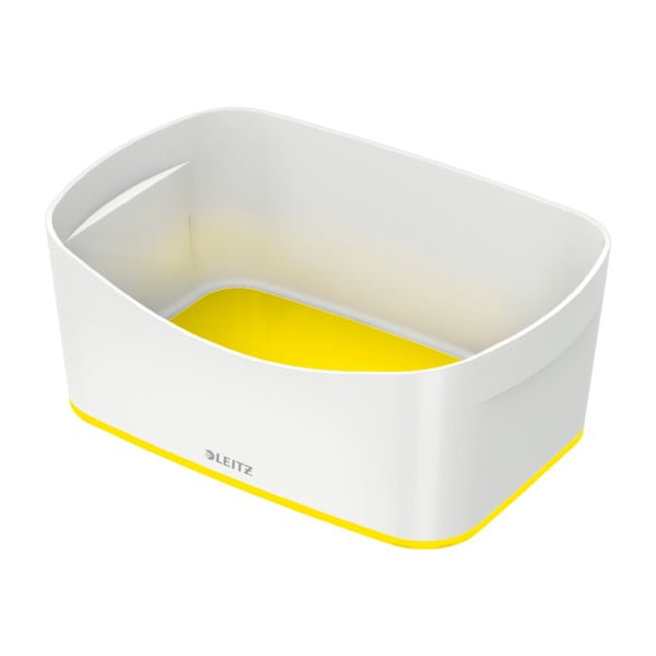 Scatola di plastica bianco-gialla MyBox - Leitz