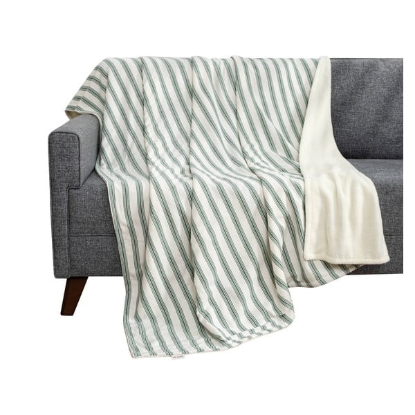 Coperta bianca/verde 150x190 cm Soren Wellsoft – Mijolnir