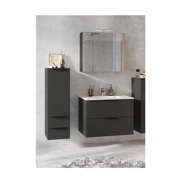 Set da bagno antracite Crandon - Germania-image-1