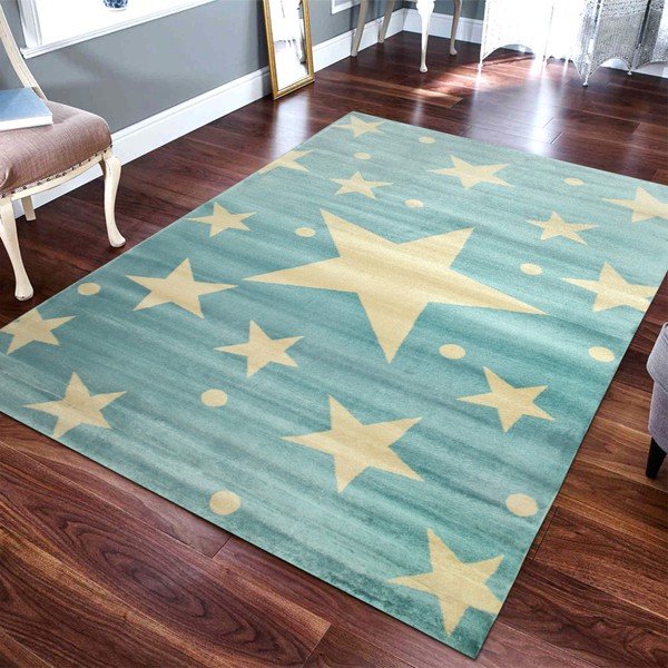 Tappeto per bambini Stars Sky Azuro, 150 x 230 cm - Ruby